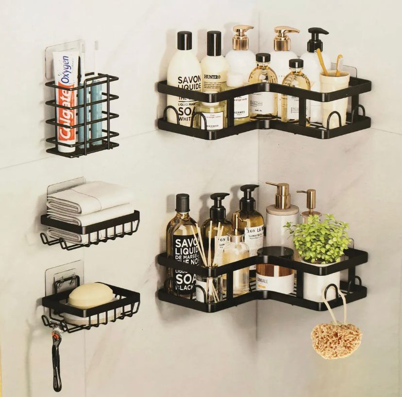 Estante de Esquina para Ducha (Acero)