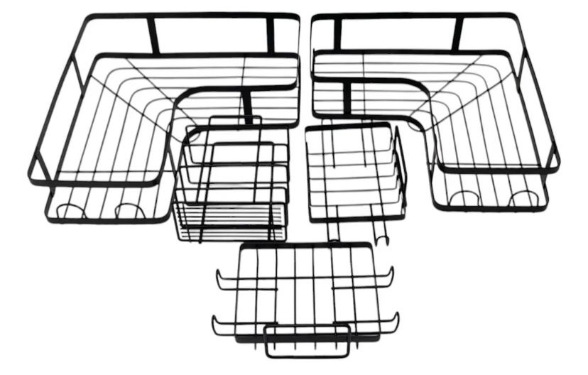 Estante de Esquina para Ducha (Acero)