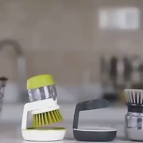 Cepillo Lavaplatos con Dispensador Integrado